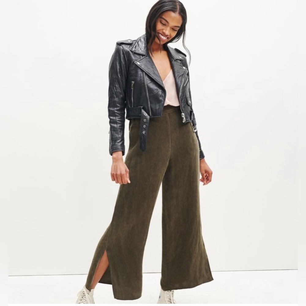 Amour Vert Sol Cottonseed Cupro Pants NWOT